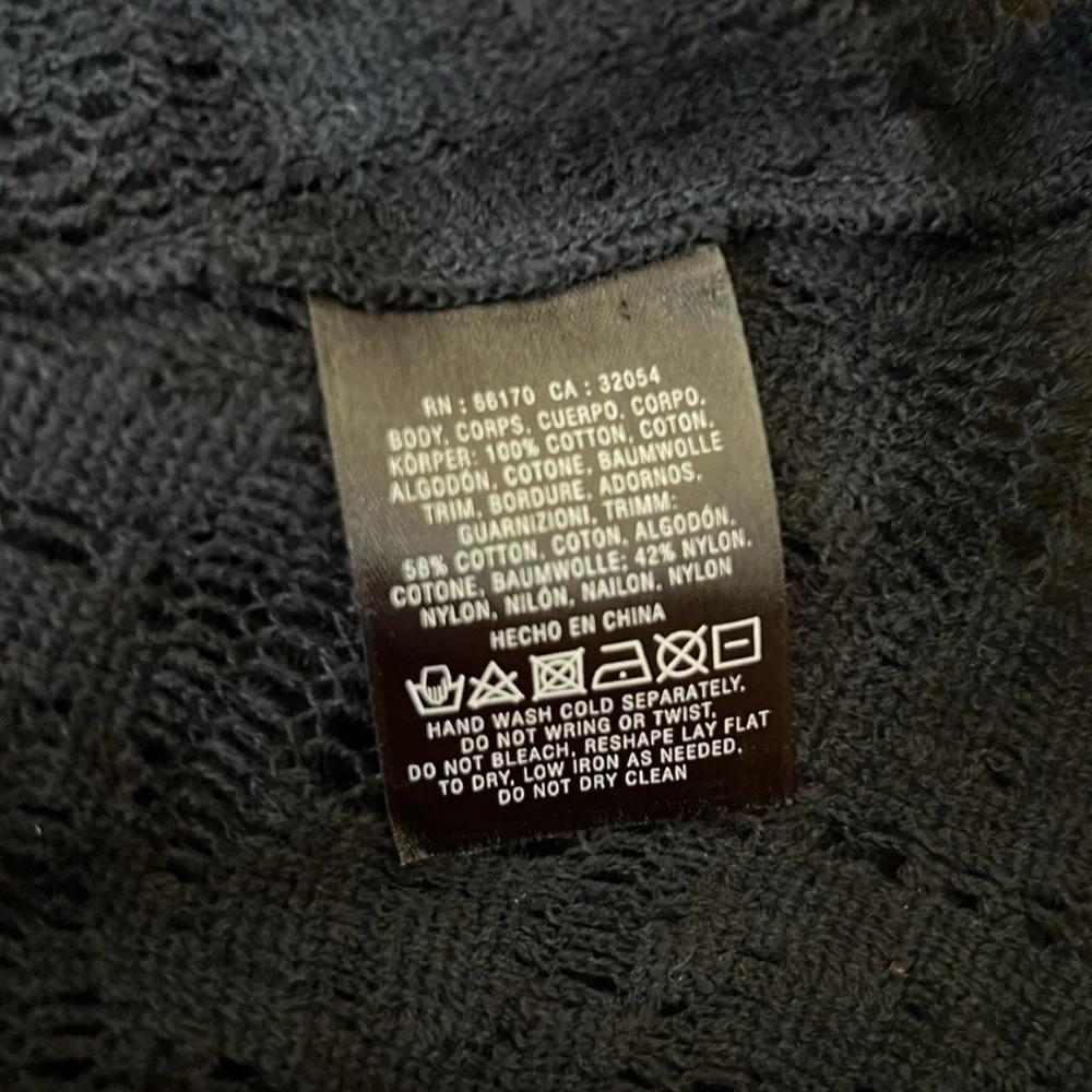 Deletta Women’s Blue Lace Racerback Tank Top Size Small - Picture 6 of 6